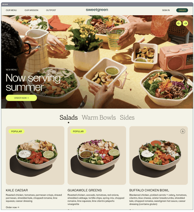 Restaurant Website